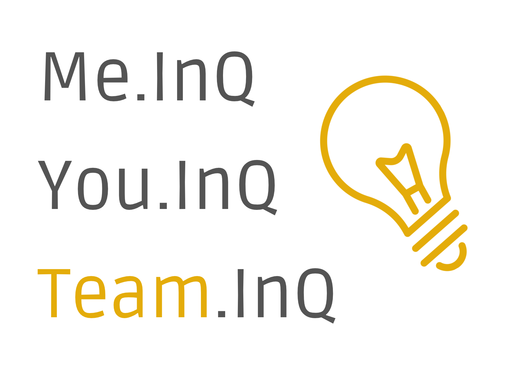 Me.InQ, You.InQ, Team.InQ